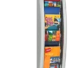 Présentoir mural Quick Fit System - polystyrène - 5 cases 1/3 A4 - aluminium