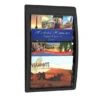 Présentoir mural Quick Fit System - polystyrène - 24 x 32 cm - format paysage - noir