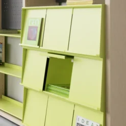 Présentoir à périodiques à insérer Magisteo - 3 cases - l. 90 cm