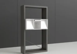 Présentoir à périodiques à insérer Nova - 3 cases - l. 90 cm