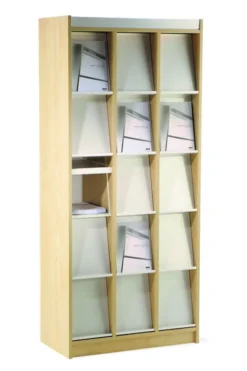 Présentoir à périodiques Unifach - 15 cases