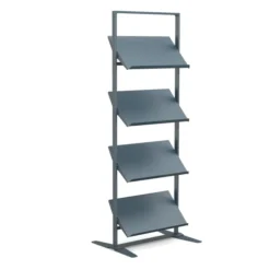 Présentoir sur vérins Arnage - 4 tablettes - l. 71,5 cm