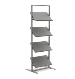 Présentoir sur vérins Arnage - 4 tablettes - l. 71,5 cm