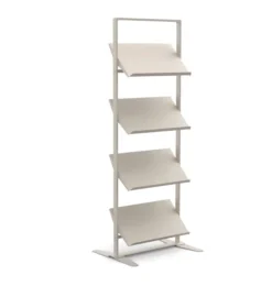 Présentoir sur vérins Arnage - 4 tablettes - l. 71,5 cm