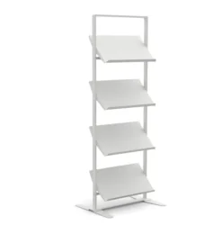 Présentoir sur vérins Arnage - 4 tablettes - l. 71,5 cm