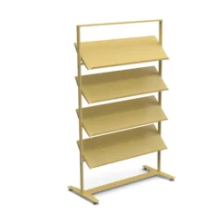 Présentoir sur vérins Arnage - 4 tablettes - l. 113 cm