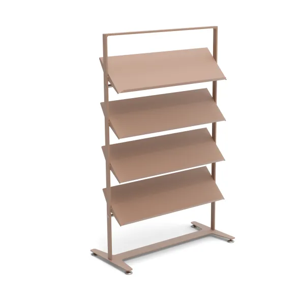 Présentoir sur vérins Arnage - 4 tablettes - l. 113 cm
