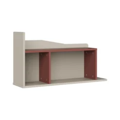 Rangement horizontal - Odéos - l. 100 x h. 54 x pr. 25,5 cm - 2 niches - à fixer