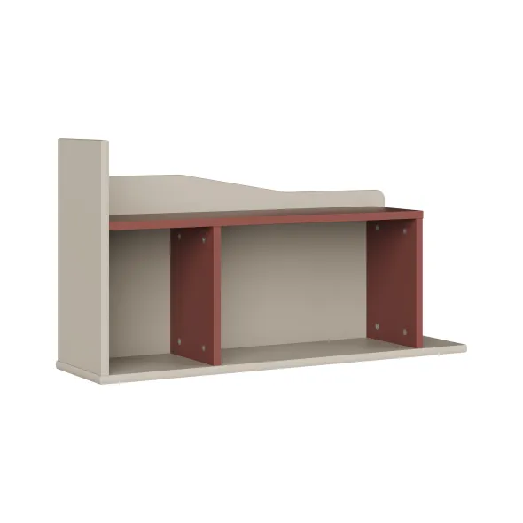 Rangement horizontal - Odéos - l. 100 x h. 54 x pr. 25,5 cm - 2 niches - à fixer