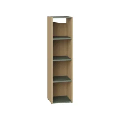 Rangement vertical - Odéos - l. 35 x h. 139,1 x pr. 35 cm - 4 niches - à poser au sol