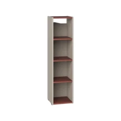 Rangement vertical - Odéos - l. 35 x h. 139,1 x pr. 35 cm - 4 niches - à poser au sol