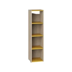 Rangement vertical - Odéos - l. 35 x h. 139,1 x pr. 35 cm - 4 niches - à poser au sol