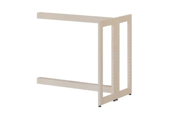 Rayonnage double face Chambord NG - l. 92,9 x h. 81,1 x pr. 65 cm - élément suivant