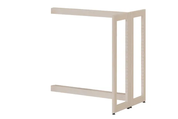 Rayonnage double face Chambord NG - l. 92,9 x h. 92,4 x pr. 65 cm - élément suivant