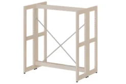 Rayonnage double face Chambord NG - l. 95,7 x h. 103,5 x pr. 65 cm - élément départ