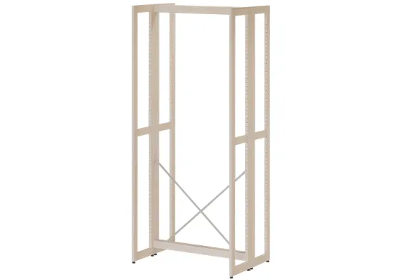 Rayonnage double face Chambord NG - l. 95,7 x h. 212,3 x pr. 65 cm - élément départ