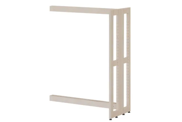 Rayonnage double face Chambord NG - l. 92,9 x h. 116,3 x pr. 45 cm - élément suivant