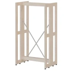 Rayonnage double face Chambord NG - l. 65,7 x h. 116,3 x pr. 45 cm - élément départ