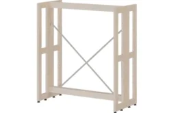 Rayonnage double face Chambord NG - l. 95,7 x h. 103,5 x pr. 45 cm - élément départ
