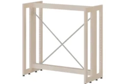 Rayonnage double face Chambord NG - l. 95,7 x h. 92,4 x pr. 45 cm - élément départ
