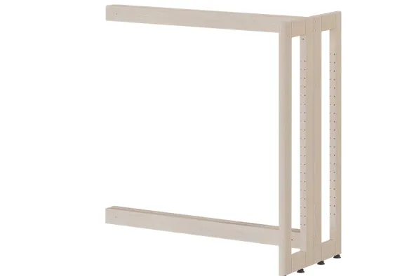 Rayonnage double face Chambord NG - l. 92,9 x h. 92,4 x pr. 45 cm - élément suivant