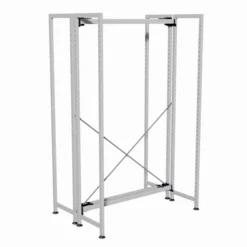 Rayonnage double face Korytem - l. 94 x h. 82 x pr. 64,5 cm - élément départ