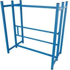 Rayonnage double face Monaco - l. 96 x h. 100 x pr. 53 cm - élément départ