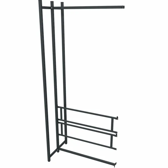 Rayonnage double face Monaco - l. 93 x h. 220 x pr. 53 cm - élément suivant