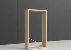 Rayonnage double face Nova - habillage stratifié - l. 100 x h. 120 x pr. 65 cm - élément isolé