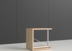 Rayonnage double face Nova - habillage stratifié - l. 95 x h. 90 x pr. 65 cm - élément départ