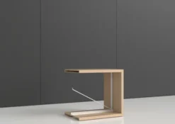 Rayonnage double face Nova - habillage stratifié - l. 95 x h. 90 x pr. 65 cm - élément final