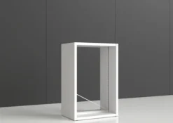 Rayonnage double face Nova - habillage métal - l. 100 x h. 150 x pr. 65 cm - élément isolé