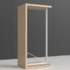Rayonnage double face Nova - habillage stratifié - l. 95 x h. 200 x pr. 65 cm - élément départ
