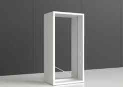 Rayonnage double face Nova - habillage métal - l. 100 x h. 200 x pr. 65 cm - élément isolé