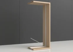 Rayonnage double face Nova - habillage stratifié - l. 95 x h. 230 x pr. 65 cm - élément final