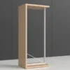 Rayonnage double face Nova - habillage stratifié - l. 95 x h. 220 x pr. 65 cm - élément départ