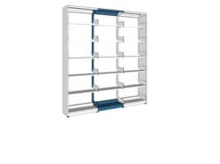 Rayonnage droit simple face London - l. 75 x h. 259 x pr. 37 cm - élément suivant