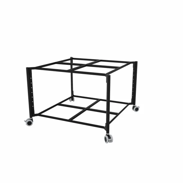 Rayonnage mobile L - l. 82 x h. 56,4 x pr. 82 cm