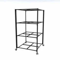 Rayonnage mobile L - l. 82 x h. 147,8 x pr. 82 cm