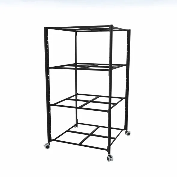 Rayonnage mobile L - l. 82 x h. 147,8 x pr. 82 cm