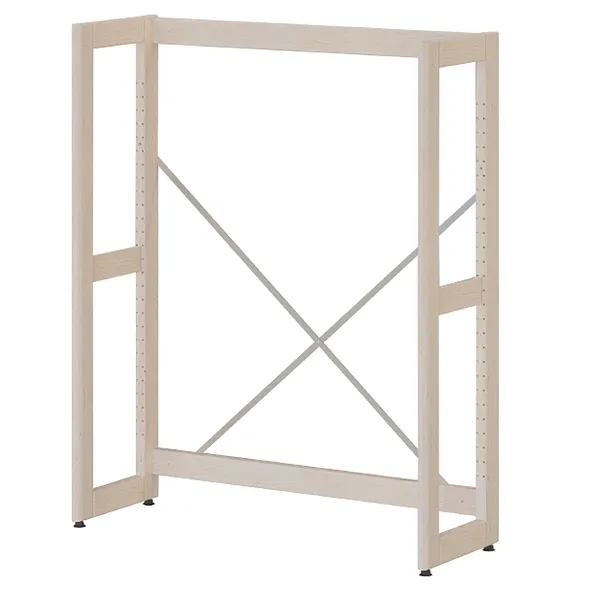Rayonnage simple face Chambord NG - l. 95,7 x h. 116,3 x pr. 32,5 cm - élément départ