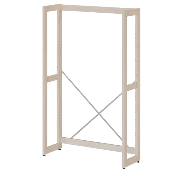 Rayonnage simple face Chambord NG - l. 95,7 x h. 151,5 x pr. 32,5 cm - élément départ