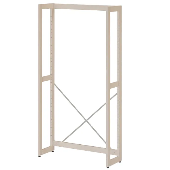 Rayonnage simple face Chambord NG - l. 95,7 x h. 180,3 x pr. 32,5 cm - élément départ
