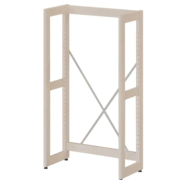 Rayonnage simple face Chambord NG - l. 65,7 x h. 116,3 x pr. 32,5 cm - élément départ