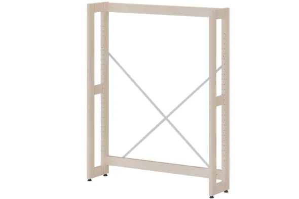 Rayonnage simple face Chambord NG - l. 95,7 x h. 116,3 x pr. 22,5 cm - élément départ