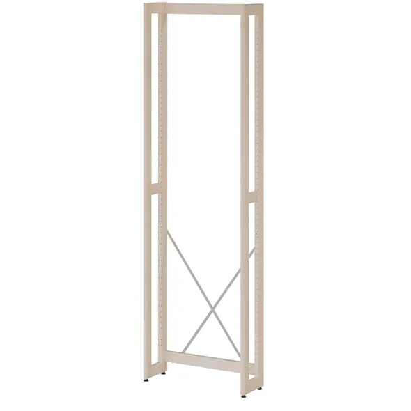 Rayonnage simple face Chambord NG - l. 65,7 x h. 212,3 x pr. 22,5 cm - élément départ