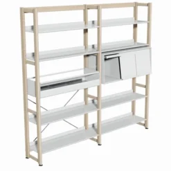 Rayonnage simple face Majeo - h. 180 cm - configuration