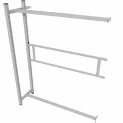 Rayonnage simple face Monaco - l. 93 x h. 120 x pr. 28 cm - élément suivant