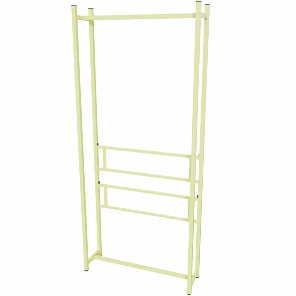 Rayonnage simple face Monaco - l. 96 x h. 220 x pr. 28 cm - élément départ