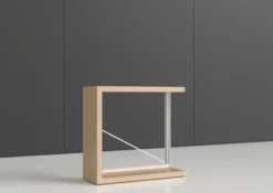 Rayonnage simple face Nova - habillage stratifié - l. 95 x h. 90 x pr. 35 cm - élément départ